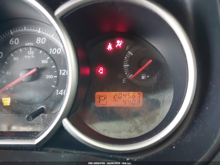 2010 NISSAN VERSA SEDAN 1.8L I-4 DOHC, VVT, 122HP