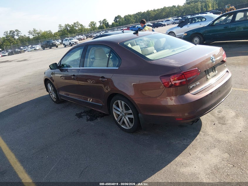 2017 VOLKSWAGEN JETTA SEDAN 1.8L I-4 DI, DOHC, VVT, TURBO, 170HP