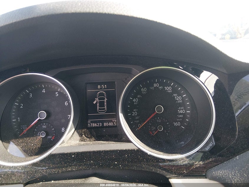 2017 VOLKSWAGEN JETTA SEDAN 1.8L I-4 DI, DOHC, VVT, TURBO, 170HP