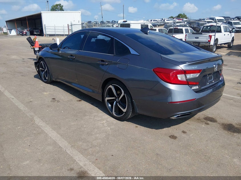 Vin: 1hgcv1f34ja112576, lot: 46303674, honda accord sport 20183