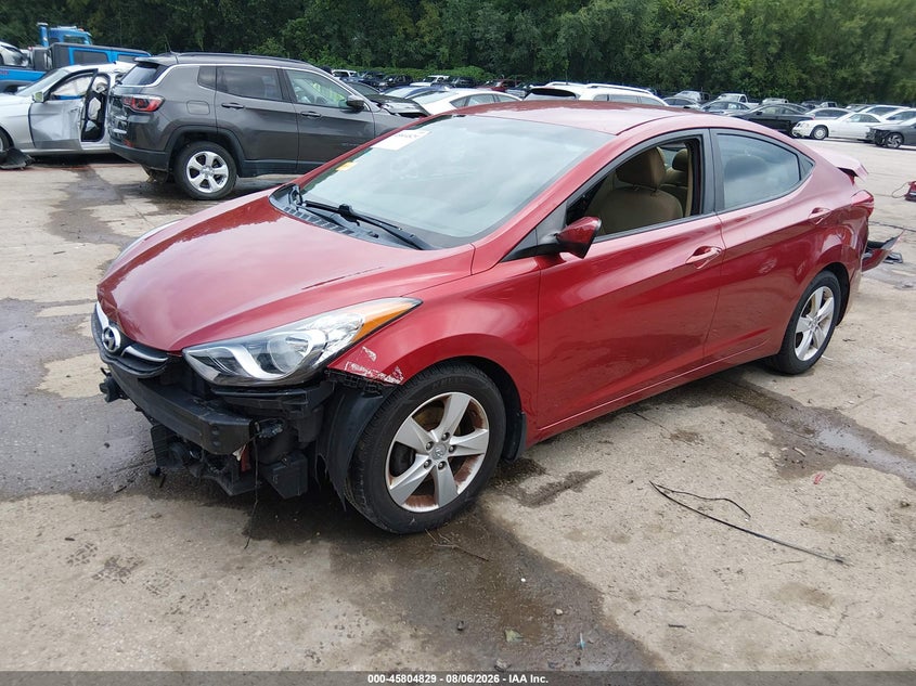Vin: 5npdh4ae4dh309703, lot: 46303675, hyundai elantra gls 20132