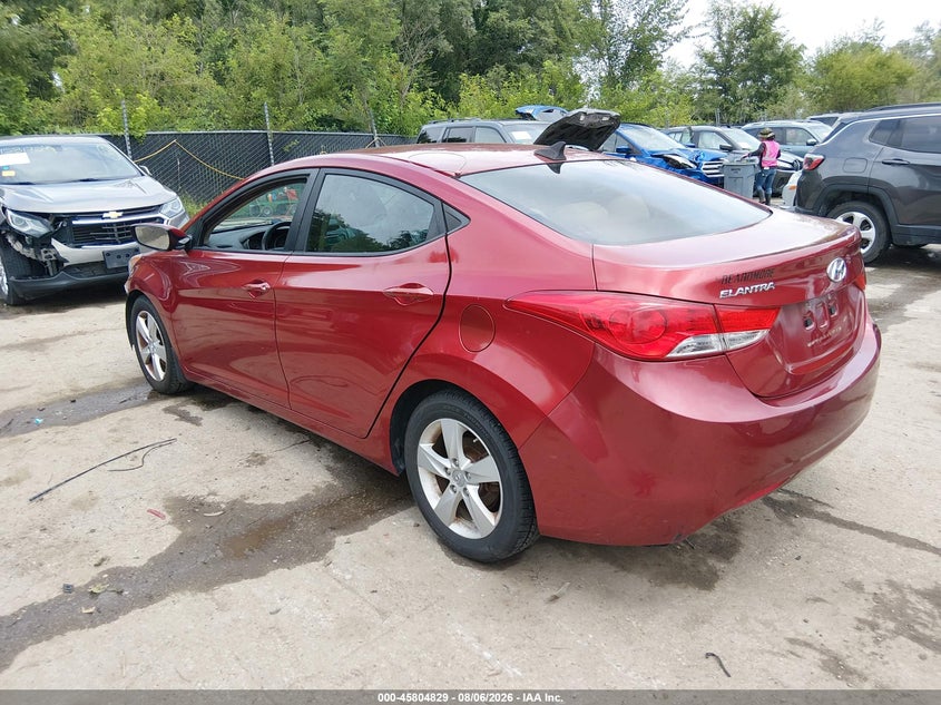 Vin: 5npdh4ae4dh309703, lot: 46303675, hyundai elantra gls 20133