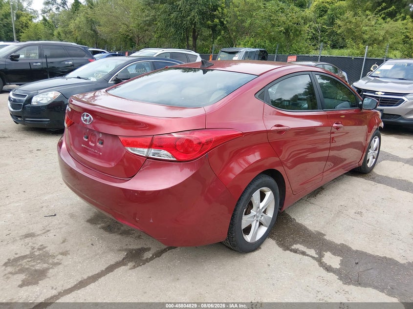 Vin: 5npdh4ae4dh309703, lot: 46303675, hyundai elantra gls 20134