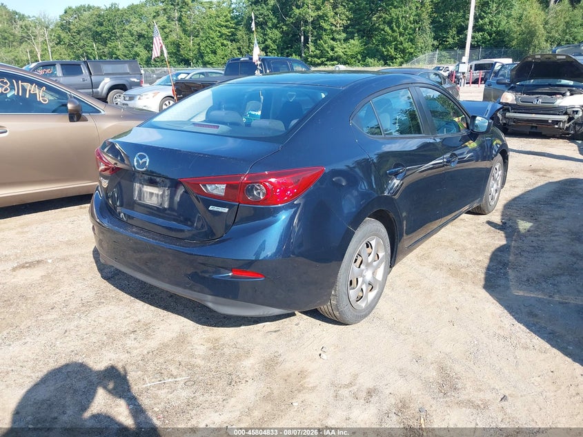 Vin: jm1bm1t79g1292067, lot: 46303680, mazda mazda3 20164