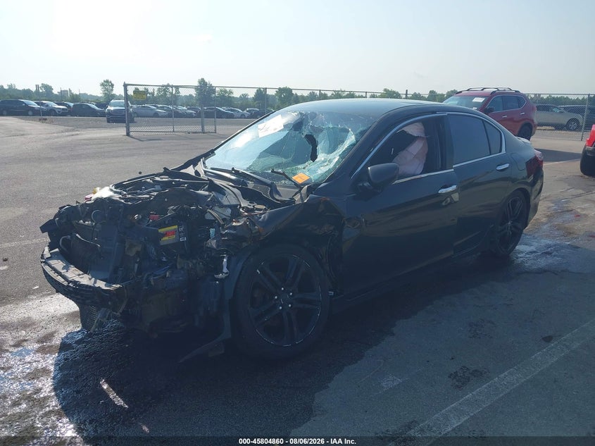 Vin: 1hgcr2f5xga177937, lot: 46303706, honda accord sport 20162