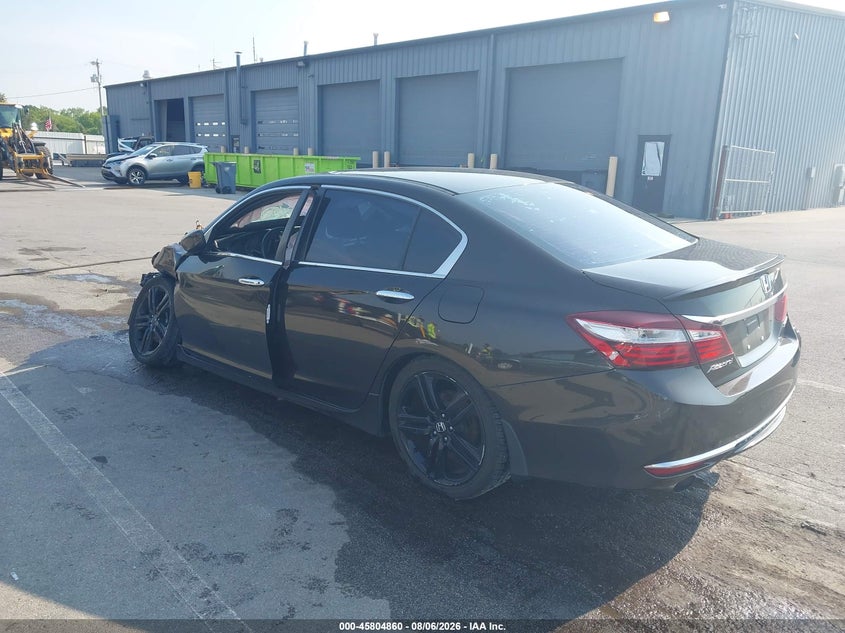Vin: 1hgcr2f5xga177937, lot: 46303706, honda accord sport 20163