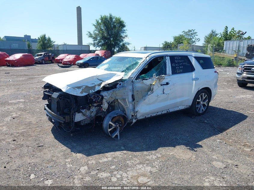Vin: km8r5dhe9nu386039, lot: 46303736, hyundai palisade limited 20222
