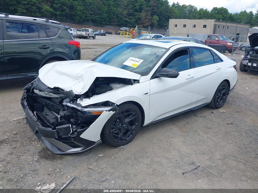 Vin: kmhlr4df9su972907, lot: 46303737, hyundai elantra n line 20252