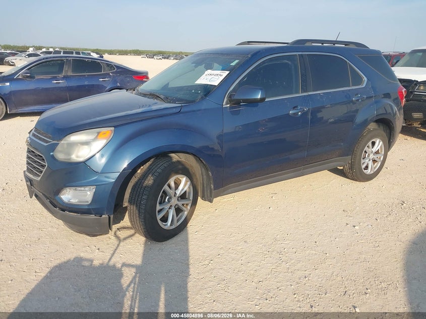 Vin: 2gnalcek7g6260086, lot: 46303742, chevrolet equinox lt 20162