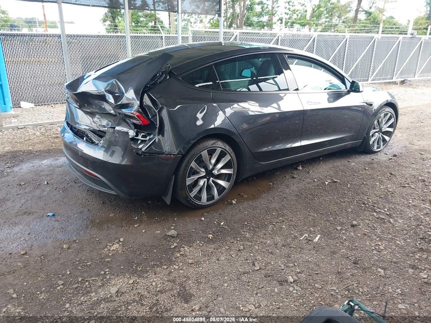 Vin: 5yj3e1eb7sf928259, lot: 46303744, tesla model 3 long range all-wheel drive 20254