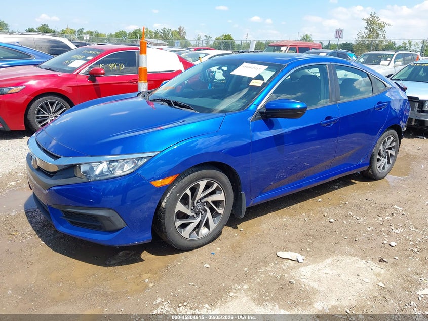 Vin: 19xfc2f76ge006730, lot: 46303761, honda civic ex 20162