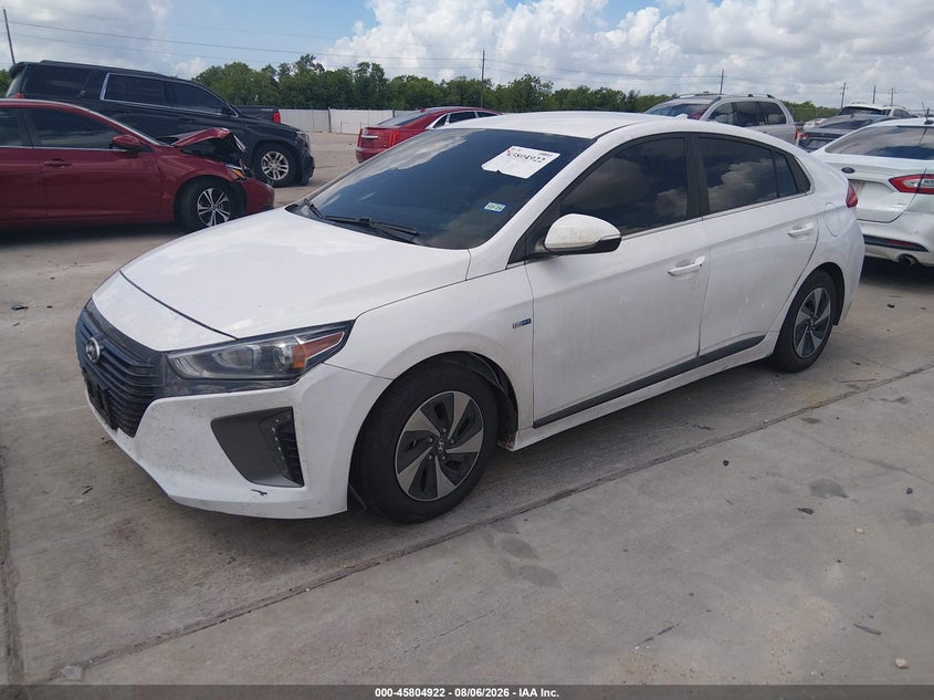 Vin: kmhc75lc5hu024371, lot: 46303768, hyundai ioniq hybrid sel 20172