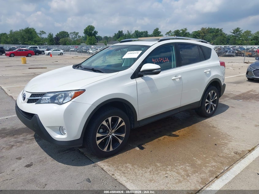 Vin: 2t3yfrev3fw230887, lot: 46303772, toyota rav4 limited 20152