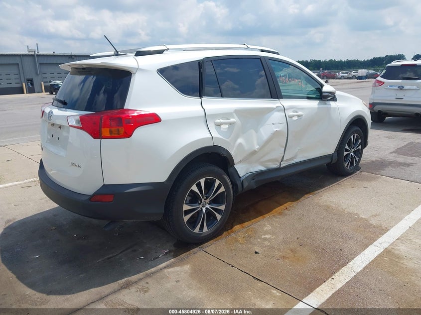 Vin: 2t3yfrev3fw230887, lot: 46303772, toyota rav4 limited 20154