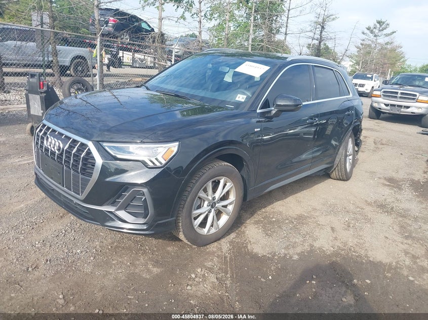 Vin: wa1decf33s1069326, lot: 46303783, audi q3 premium 45 tfsi s line quattro tiptronic 20252
