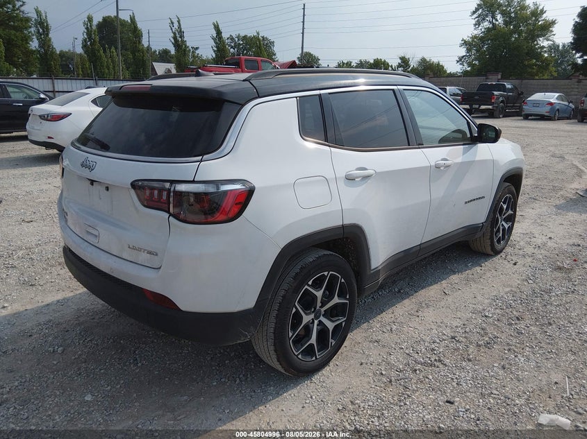 Vin: 3c4njdcn0st536115, lot: 46303842, jeep compass limited 4x4 20254