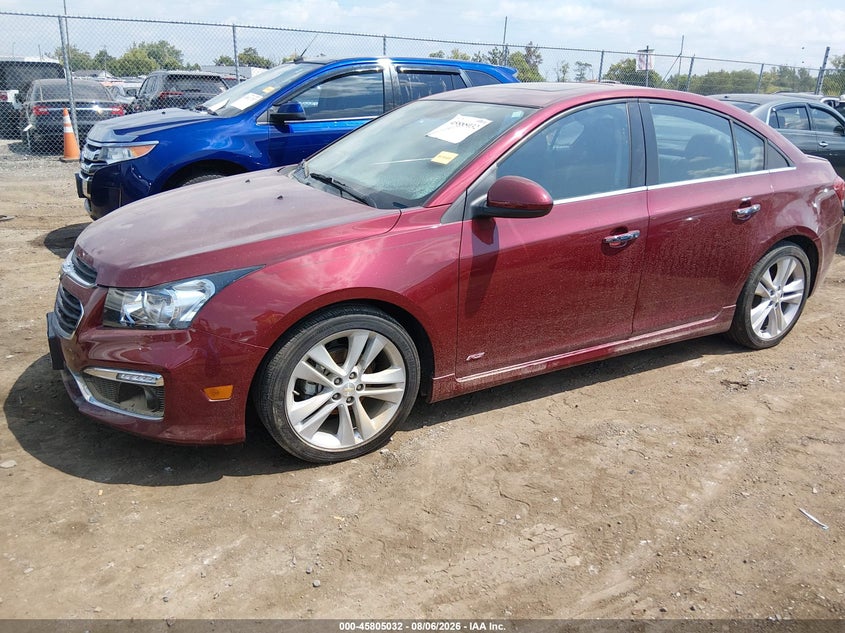 Vin: 1g1pg5sb1f7255383, lot: 46303878, chevrolet cruze ltz 20152