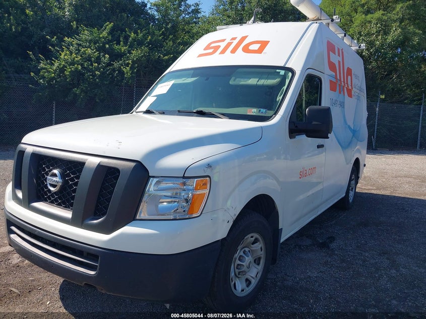 Vin: 1n6bf0ly3ln801373, lot: 46303890, nissan nv cargo nv2500 hd sv high roof v6 20202