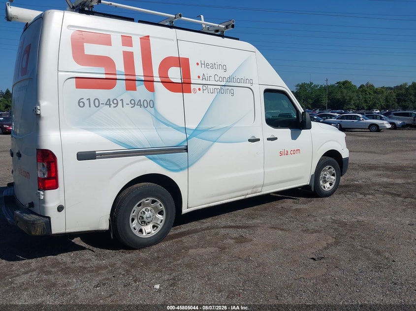 Vin: 1n6bf0ly3ln801373, lot: 46303890, nissan nv cargo nv2500 hd sv high roof v6 20204