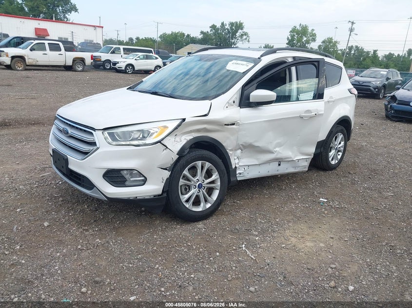 Vin: 1fmcu9hd6jua89964, lot: 46303922, ford escape sel 20182