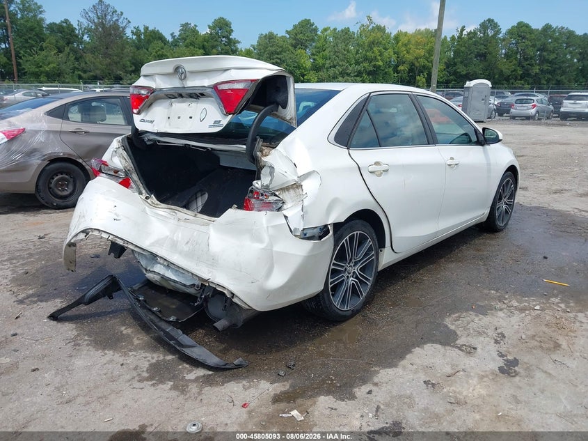 Vin: 4t1bf1fk7gu195082, lot: 46303939, toyota camry se 20164