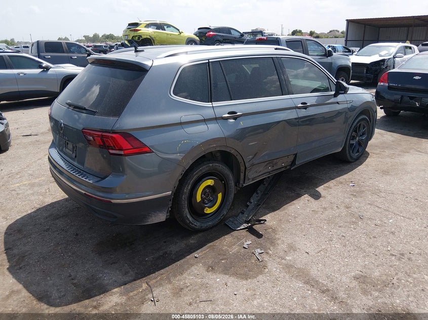 Vin: 3vv3b7ax4pm052929, lot: 46303949, volkswagen tiguan 2.0t se 20234