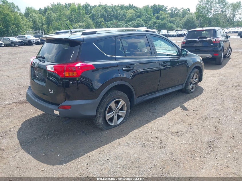 Vin: 2t3rfrevxfw345197, lot: 46303953, toyota rav4 xle 20154