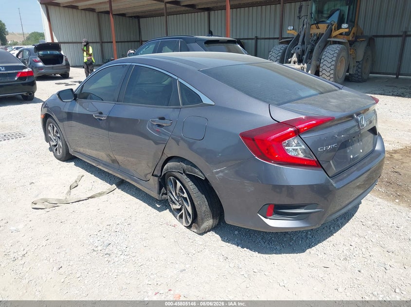 Vin: 19xfc2f79ge014370, lot: 46303992, honda civic ex 20163