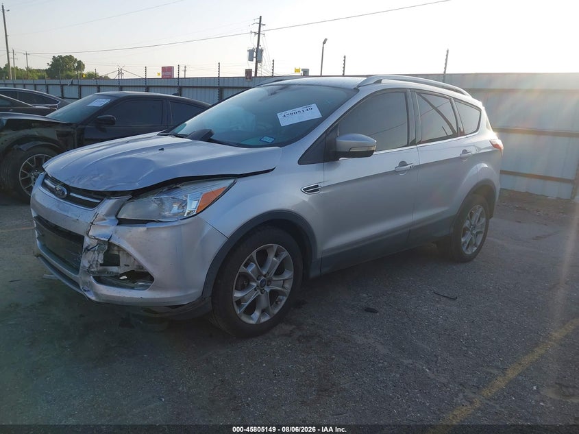 Vin: 1fmcu0j94eua54749, lot: 46303995, ford escape titanium 20142