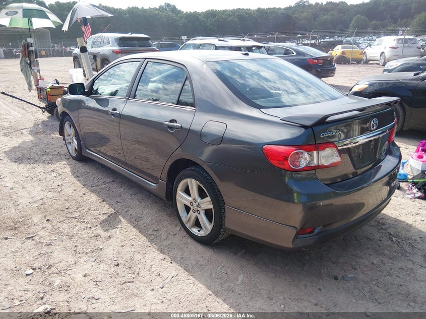 Vin: 5yfbu4ee6dp090551, lot: 46304013, toyota corolla s 20133