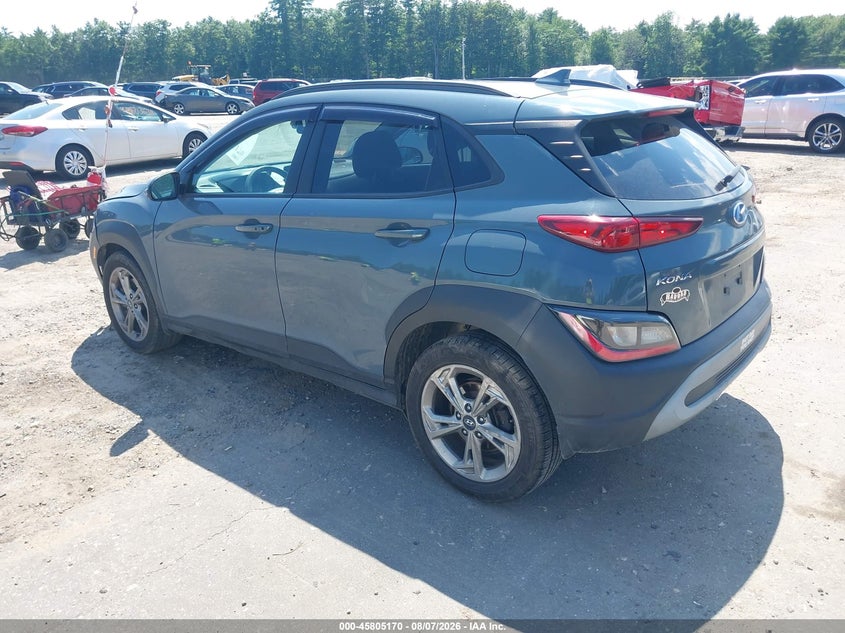 Vin: km8k6cabxnu887319, lot: 46304016, hyundai kona sel 20223