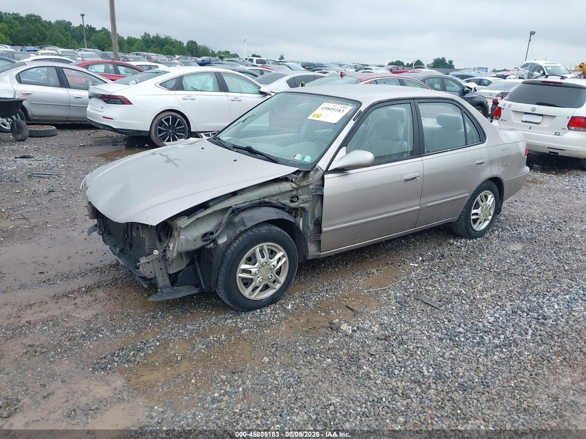1998 Toyota Corolla, Front End, IAAI, VIN 2T1BR18E6WC045611 — photo 2