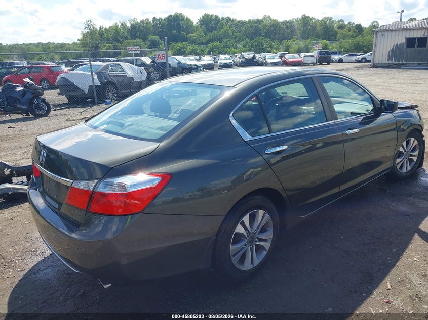 Vin: 1hgcr2f31da208700, lot: 46304049, honda accord lx 20134
