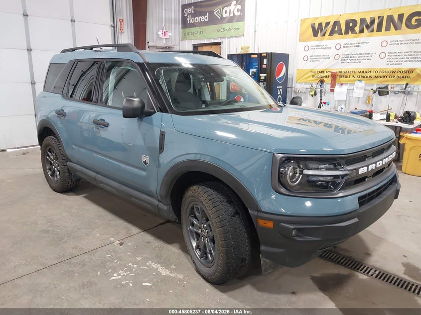 Vin: 3fmcr9b61mrb00800, lot: 46304083, ford bronco sport big bend 2021 img_1