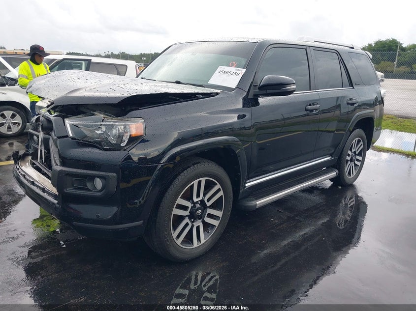 Vin: jtebu5jr7j5569306, lot: 46304096, toyota 4runner limited 20182