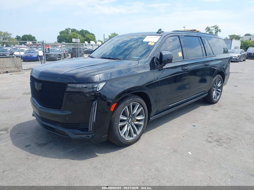 Vin: 1gys4rkl4nr287333, lot: 46304101, cadillac escalade esv 4wd sport platinum 20222