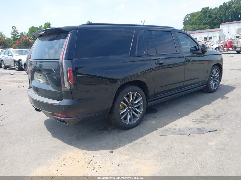 Vin: 1gys4rkl4nr287333, lot: 46304101, cadillac escalade esv 4wd sport platinum 20224