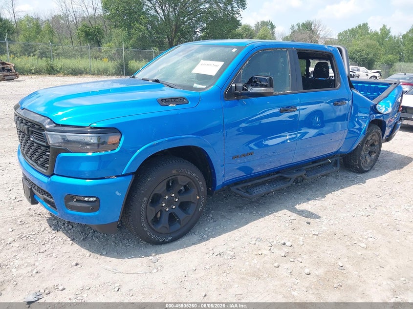 Vin: 1c6srffp1tn171795, lot: 46304106, ram 1500 big horn  4x4 5'7 box 20262