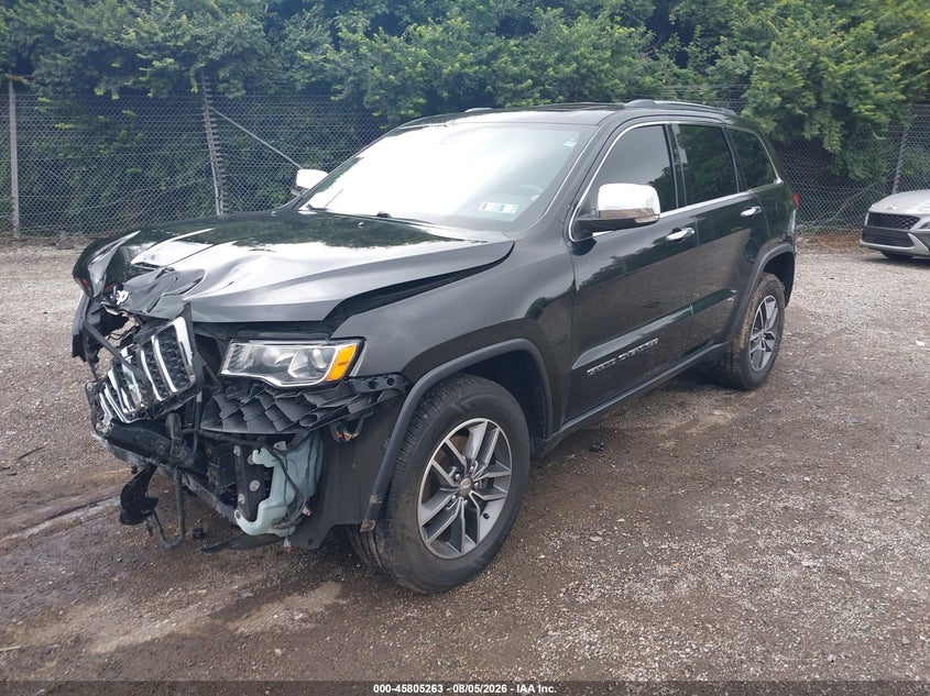 Vin: 1c4rjfbg0jc204380, lot: 46304109, jeep grand cherokee limited 4x4 20182