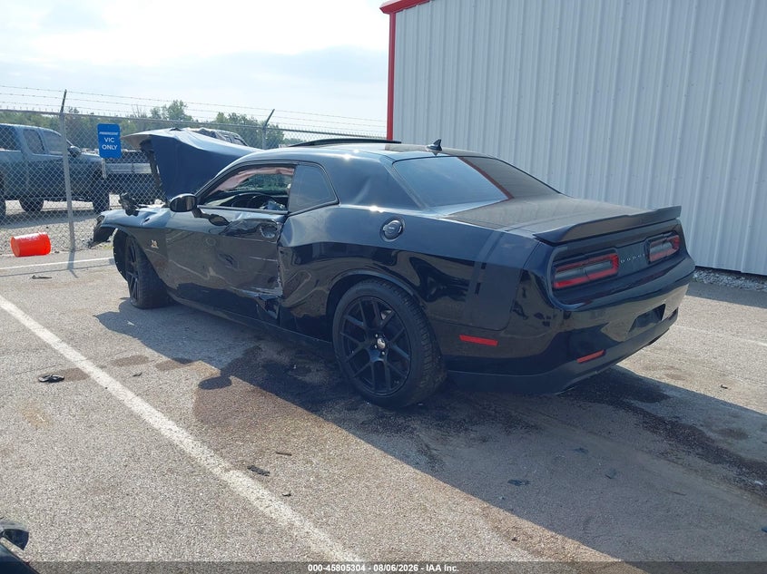 Vin: 2c3cdzfjxfh798389, lot: 46304150, dodge challenger r/t scat pack 20153
