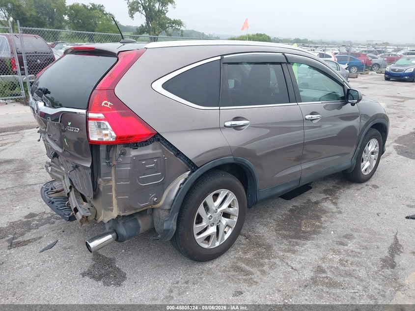 Vin: 5j6rm4h7xfl010914, lot: 46304170, honda cr-v ex-l 20154