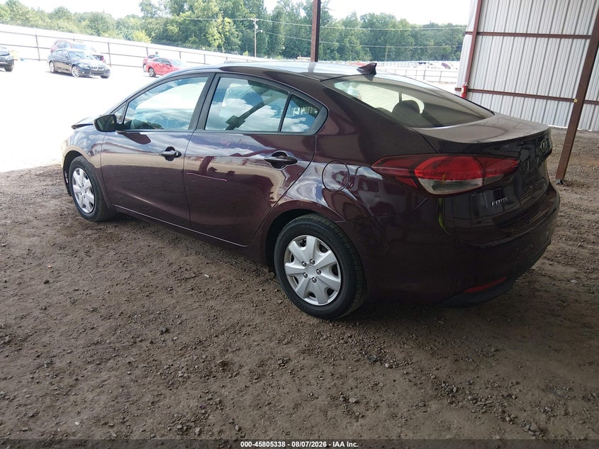 Vin: 3kpfk4a75je260409, lot: 46304185, kia forte lx 20183