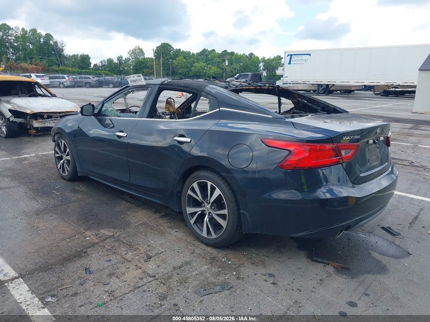 Vin: 1n4aa6ap6gc401583, lot: 46304198, nissan maxima 3.5 platinum 20163