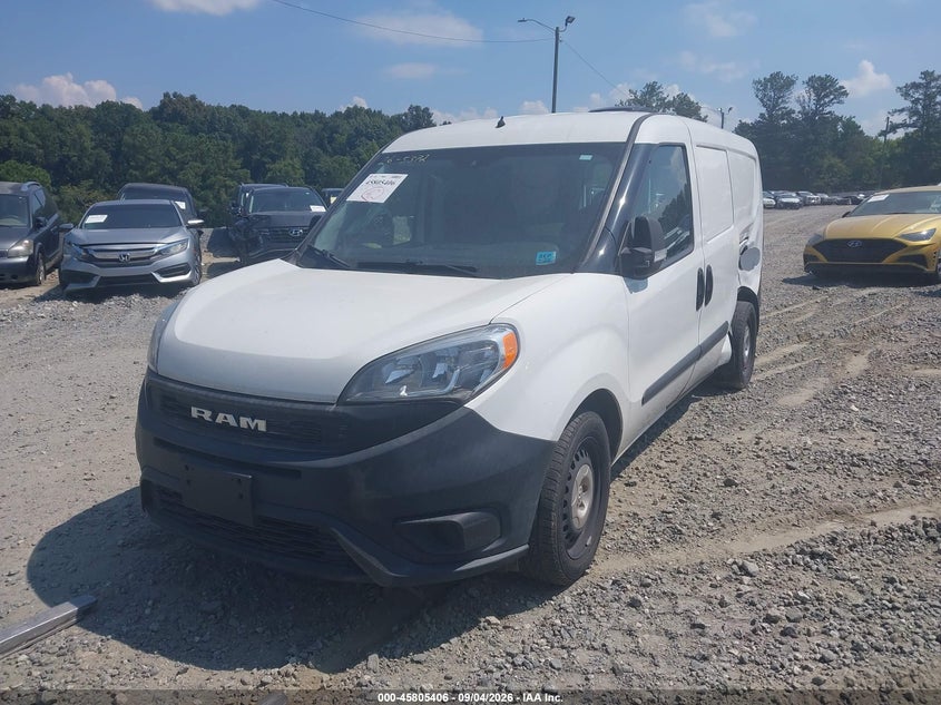 Vin: zfbhrfabxk6m09217, lot: 46304252, ram promaster city tradesman 20192