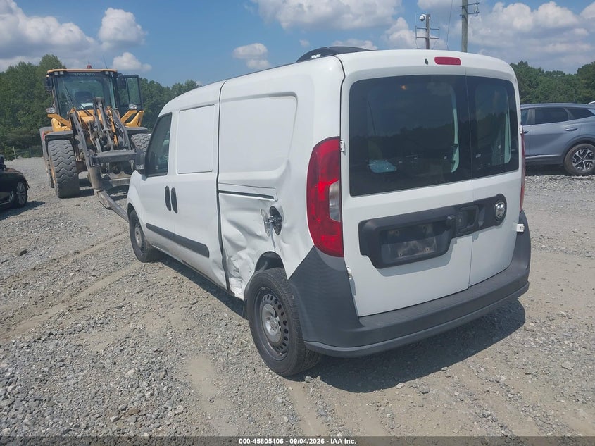 Vin: zfbhrfabxk6m09217, lot: 46304252, ram promaster city tradesman 20193