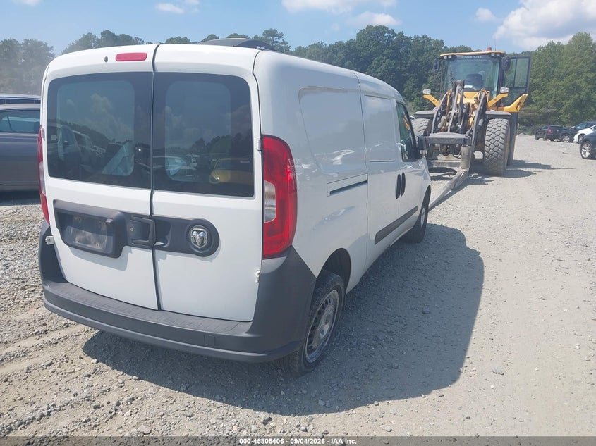 Vin: zfbhrfabxk6m09217, lot: 46304252, ram promaster city tradesman 20194