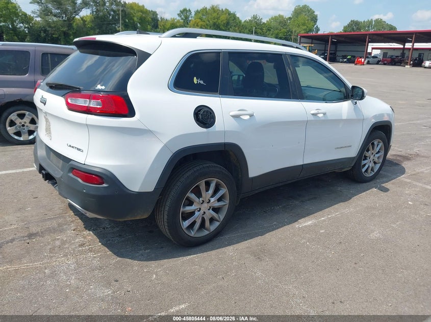 Vin: 1c4pjldx9jd558914, lot: 46304290, jeep cherokee limited fwd 20184