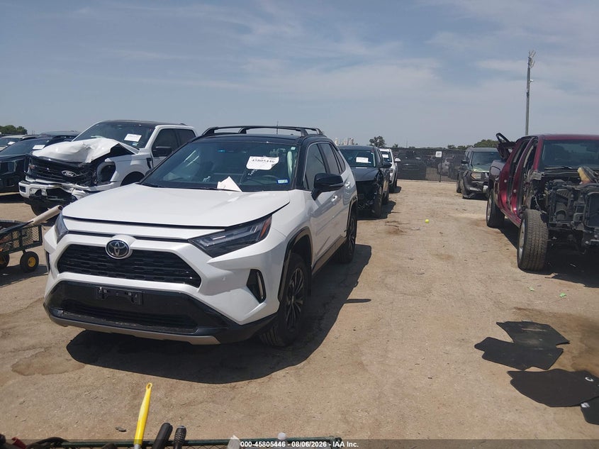 Vin: 4t3e6rfv7su195976, lot: 46304292, toyota rav4 hybrid xse 20252