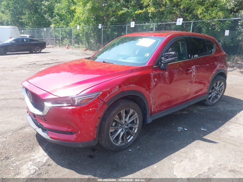 Vin: jm3kfbey2m0427176, lot: 46304306, mazda cx-5 signature 20212
