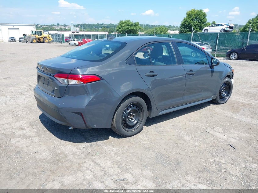 Vin: 5yfb4mde2rp137308, lot: 46304310, toyota corolla le 20244